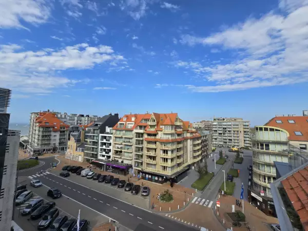 Duplex met zeezicht op topligging in Nieuwpoort-Bad