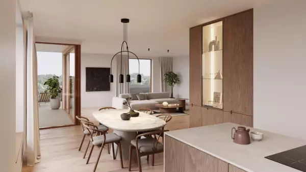 Nieuwbouwappartement met 2 slaapkamers en terras te Nieuwpoort