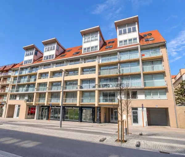 Ondergrondse autostaanplaats in Residentie Gauguin te Nieuwpoort-Bad.